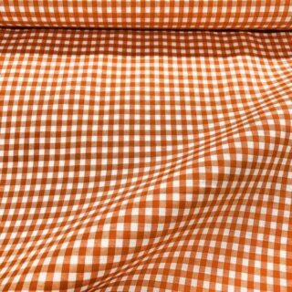 Vichy cuadro mediano naranja