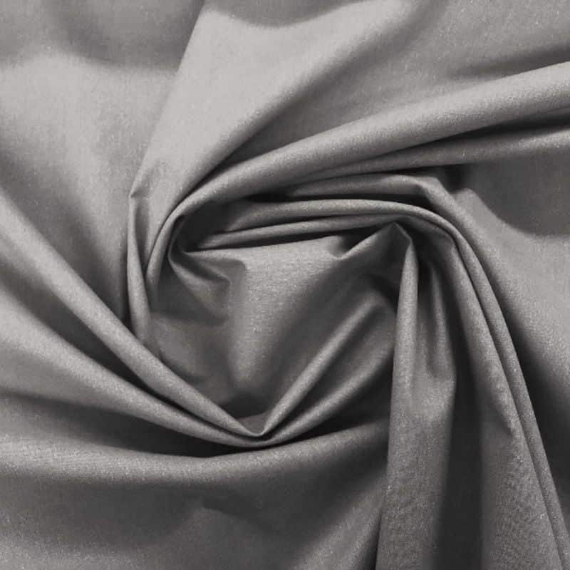 algodón liso gris en metro