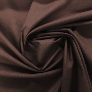 Algodón liso Marrón oscuro (Oeko-Tex)