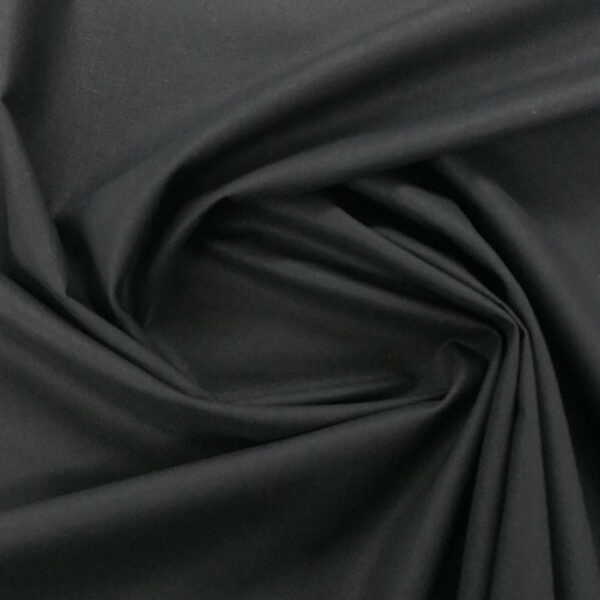 tela de algodón negro