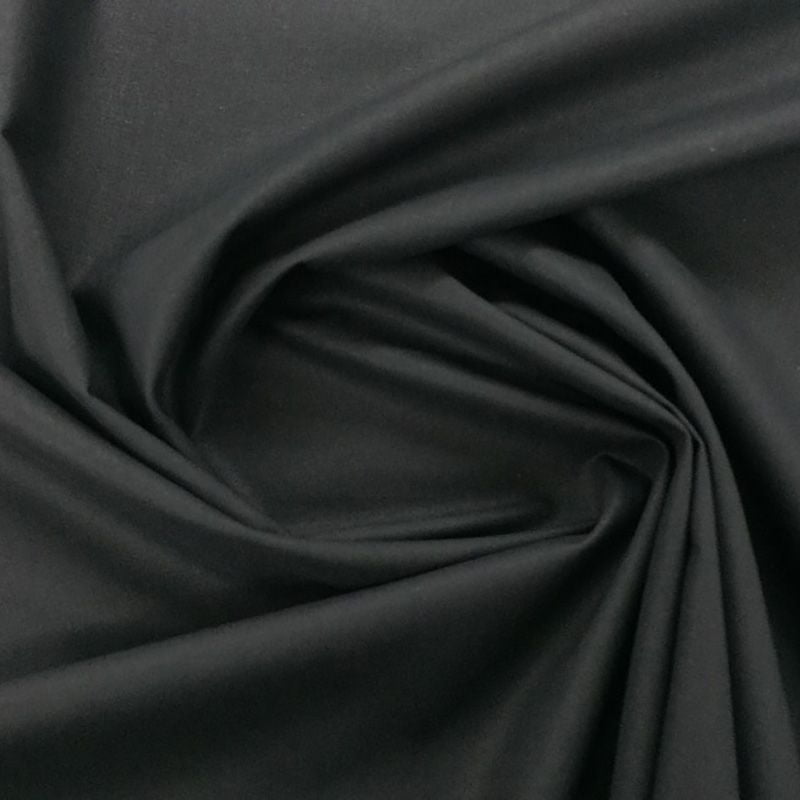tela de algodón negro