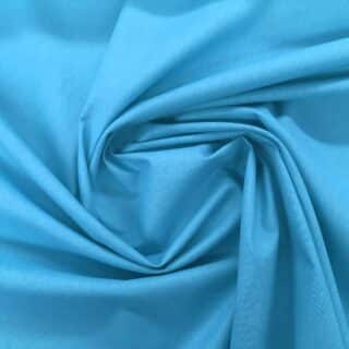 algodón liso azul turquesa