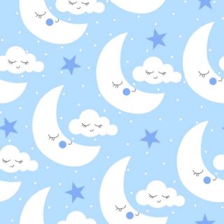 Algodón Noche azul