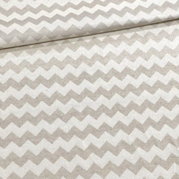 Jacquard 140 ZigZag beige