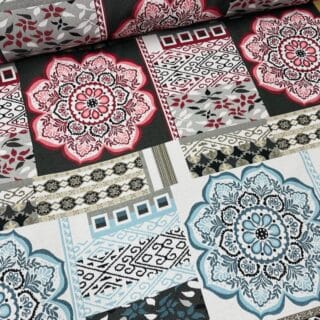 Retal Jacquard Bali blue 140x100