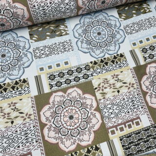 Retal Jacquard Bali rosa 140x100