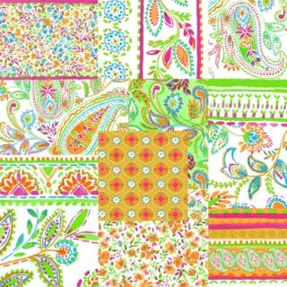 PAISLEY 24014 NARANJA