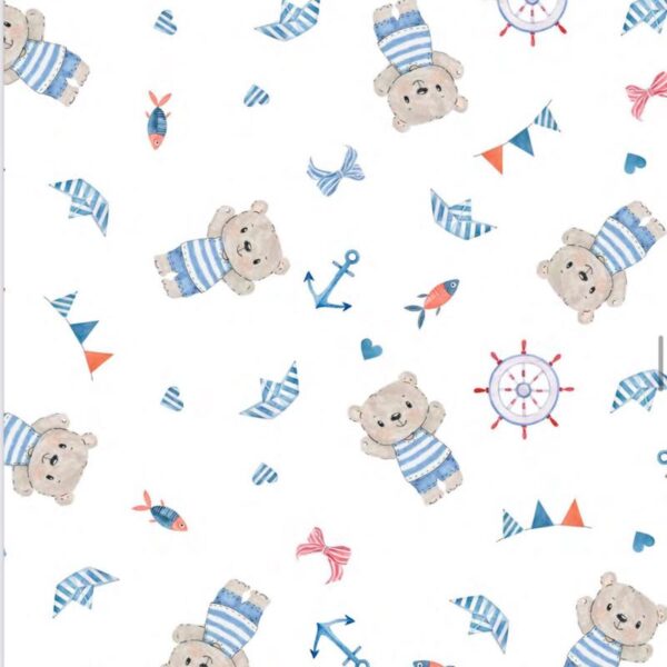 Algodón ID Navy Bear (10 mts)
