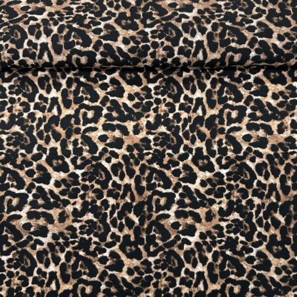 Algodón ID Premium Animal print Marrón