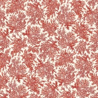 Loneta estampada Coral coral