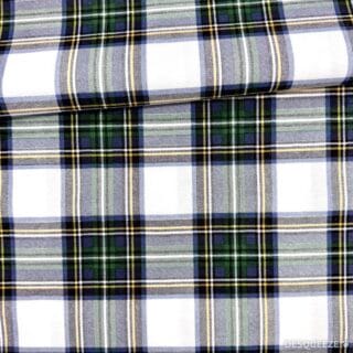tela loneta tartan verde