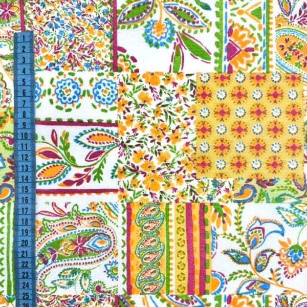 Resinado antimanchas Paisley naranja - Imagen 2