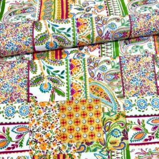 Resinado antimanchas Paisley naranja