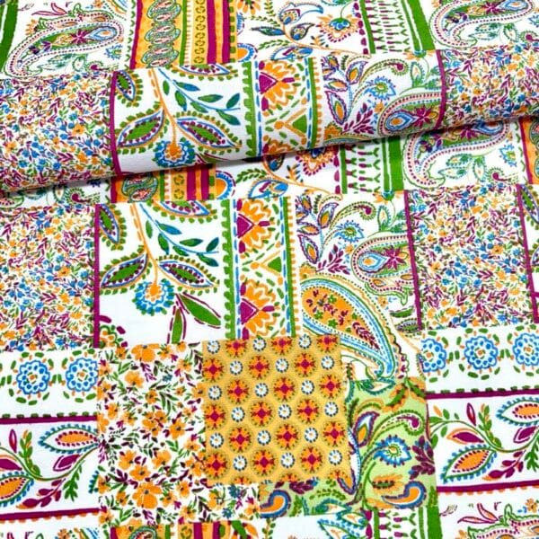 Resinado antimanchas Paisley naranja
