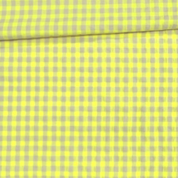 Vichy Seersucker amarillo Fluor