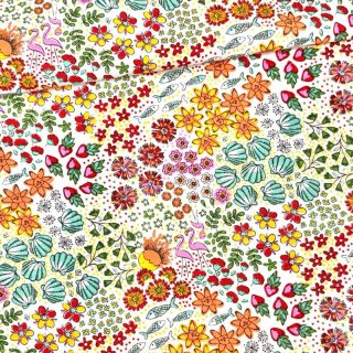 Algodón Flower Power