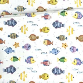 Algodón ID Peces pop