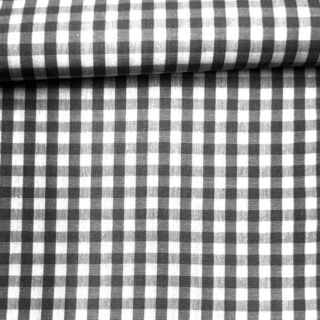 Vichy algodón Negro